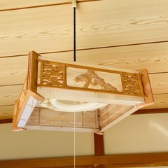 予定者決定済み和風照明の画像