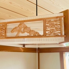 予定者決定済み和風照明の画像