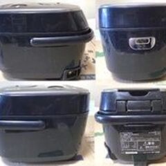 アイリスオーヤマ IRIS OHYAMA RC-MA30A-B マイコン式 3合 銘柄炊き分け機能付 3合炊 2018年製 ジャー炊飯器 ジャンク扱いの画像