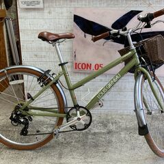 【愛品館江戸川店】 LOUIS GARNEAU 26インチ自転車　LGS-TR2 グリーン ID:122-045196-007の画像