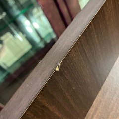 A2512-042 木製デスクワゴン　2段キャスター付き　キズ汚れ有りの画像