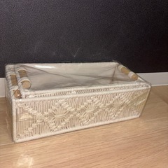 新品未使用品✨お洒落収納バスケット  2個セットの画像