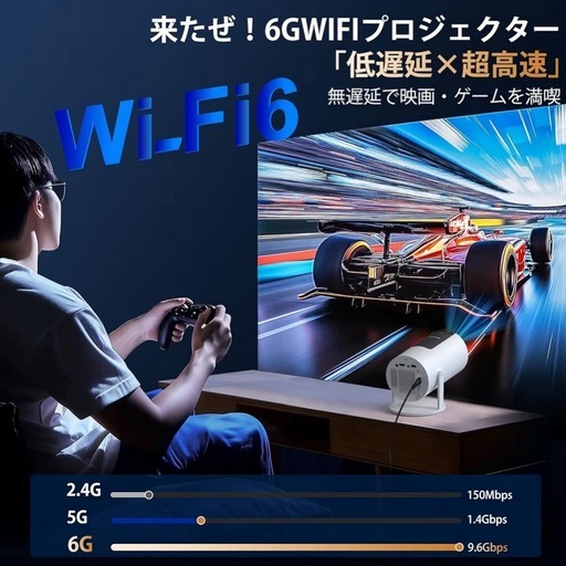 プロジェクター 家庭用 4K対応 ホームプロジェクター 天井投影 リモコン付き
