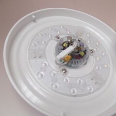 小型LEDシーリングライト　4～6畳用　調光・調色（昼光色～電球色）機能　20W　巾２１ｃｍ　GT-TJ21020-BX 　動作確認済【非対面取引です】　　の画像