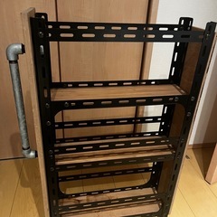 ３段ラック　手作りの画像