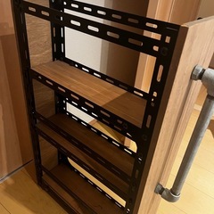 ３段ラック　手作りの画像