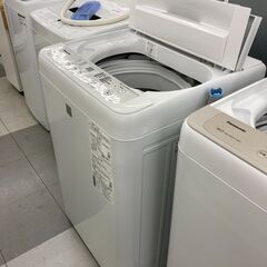 ★リユースのサカイ千葉中央店★ Panasonic 5.0㎏縦型洗濯機 白系 H88×D57.2×W56.2 クリーニング済み TC5604の画像