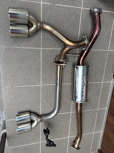 エブリイワゴン 4本出しマフラー da17w