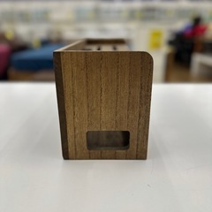 【ドリーム川西店御来店限定】☆ジモティー見たよ♪割引☆  木製コンセント収納ケース  クリーニング済み 【99560000034278】の画像