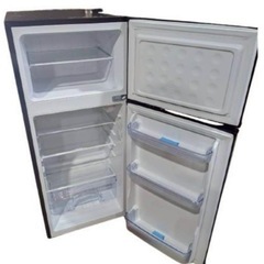 2ドア冷凍冷蔵庫　22年製　YAMAZEN 黒の画像