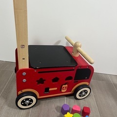 手押し車　ウォーカー＆ライド消防車の画像