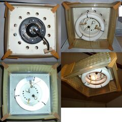 吊り下げ照明 レトロ 蛍光灯 中古 やや難ありの画像