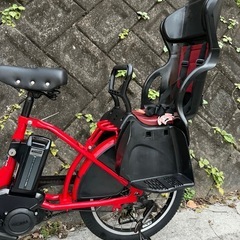 大阪府　ヤマハ　電動アシスト自転車 赤　バッテリー8.7ah Yamaha PAS Babby 電動自転車バッテリー8.7Ah (さくら🌸) 富田林の電動