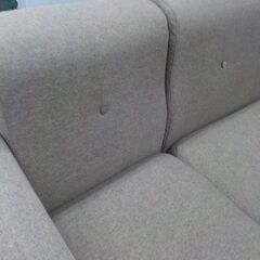 3人掛けソファ 布張り ブラウン系 幅170㎝ クッション付き 3Pソファ 3シーター　西岡店の画像