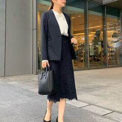 Urban Research レース タイトスカート Sサイズ  紺・グレー２色 の画像