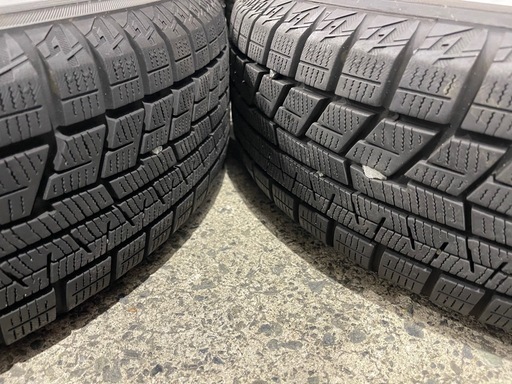 155/65R14 スタッドレスホイールセット ヨコハマ iG60 22年製バリ溝