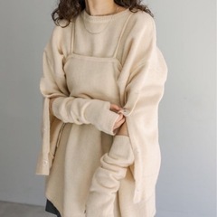 ビスチェ付ニット　mysticの画像