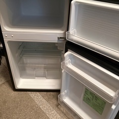 アイリスオーヤマ 冷凍冷蔵庫90L IRSD-9B-B ブラック 2020年製 の画像