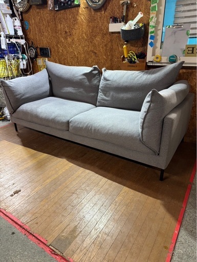 L0202 Alba（アルバ）2〜３人掛けソファー 北欧風 使用感あり