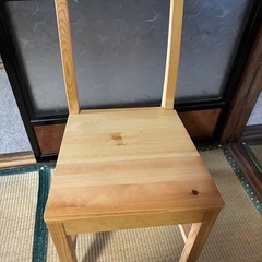 IKEA ダイニング丸型テーブル&チェア2点セットの画像