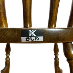 【ヴィンテージ】柏木工　ウィンザーチェア　飛弾の家具　①の画像