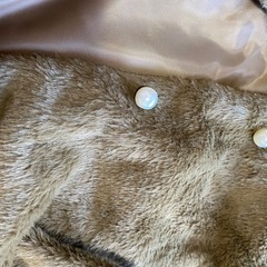 パールボタンペプラムファーベスト の画像