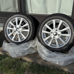 取引完了1シーズン使用 アルミホイール付軽用スタッドレスタイヤ155/65/14 4本の画像