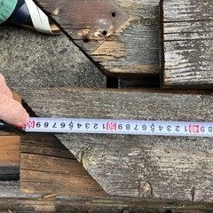 廃材木材　燃料　ウッドデッキ10平米分の画像