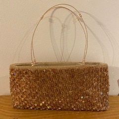 美品 MONTE NEGRO パーティバッグ 結婚式 ビーズ スパンコールの画像