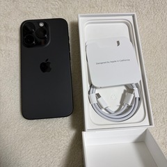 美品！iPhone15pro 512GB ブラック SiMフリーの画像