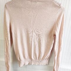 プルオーバー　ニット　earth music&ecology ピンク　の画像