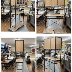 S365 ⭐ キッチンラック 食器棚 ゴミ箱上ラック 幅93.5cm USED 綺麗の画像