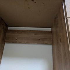 ゴミ箱が置ける便利棚　棚の画像