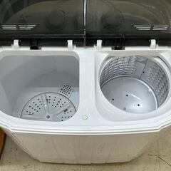 【リサイクルショップどりーむ荒田店】No.5295 コンパクト二層式洗濯機 万方商事株式会社 sg261 2024年製 3.6kgの画像