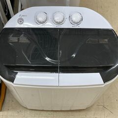 【リサイクルショップどりーむ荒田店】No.5295 コンパクト二層式洗濯機 万方商事株式会社 sg261 2024年製 3.6kgの画像