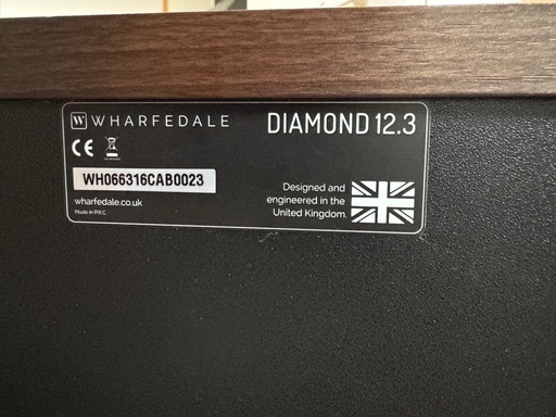 Wharfedale Diamond 12.3スピーカー ペア　セット　2個