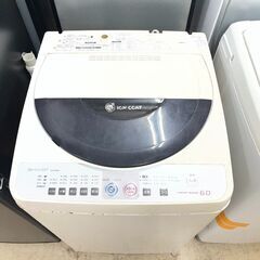 【リサイクルショップどりーむ荒田店】No.5420 洗濯機 SHARP/シャープ ES-FG60J-H 2009年製 6.0kg 錆汚れありの画像