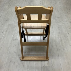 タンスのゲン木製ベビーハイチェアの画像