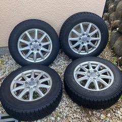 2023年製　TOYOスタッドレスタイヤ+アルミホイール　４本セット　195/65 R15　の画像