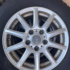 2023年製　TOYOスタッドレスタイヤ+アルミホイール　４本セット　195/65 R15　の画像