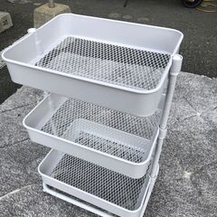 ワゴン イケア ロースコグ 🚚自社配送時💳代引き可🚚(現金、クレジット、スマホ決済対応)の画像