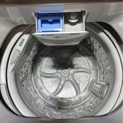L0205 株式会社アズマ 縦型洗濯機 6kg 2019年製 蓋割れあり 動作音大きめの画像