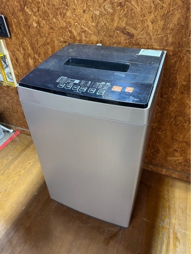 L0205 株式会社アズマ 縦型洗濯機 6kg 2019年製 蓋割れあり 動作音大きめ