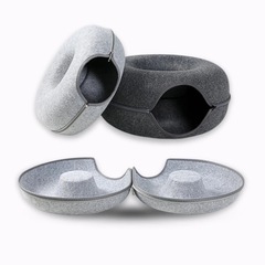 【お譲り先決定】ドーナツ型 猫ベッドの画像