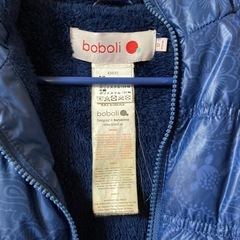 boboli ★ フード付きダウンジャケット　ネイビー　人気の画像