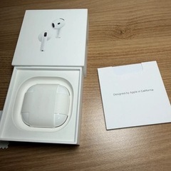 2025年10月13日購入Apple AirPods 第4世代 ANCノイズキャンセリングモデルの画像
