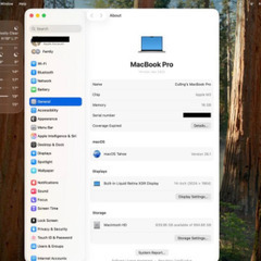 美品　Macbook pro 14 M3 16GB 1TB US配列の画像