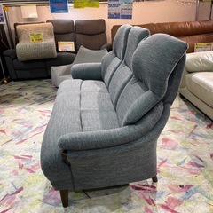 3Pソファ　グレー　ハイバックの画像