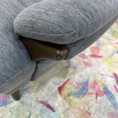 3Pソファ　グレー　ハイバックの画像