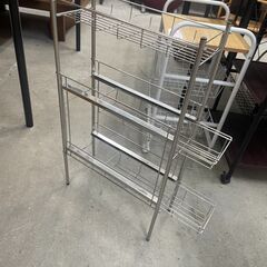 リサイクルショップどりーむ天保山店　No5102 ミニラック　収納　小型　金属製の画像